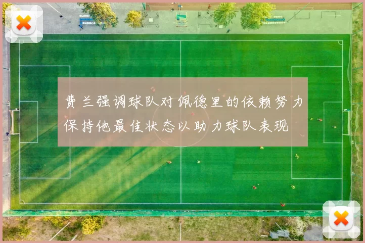 费兰强调球队对佩德里的依赖努力保持他最佳状态以助力球队表现
